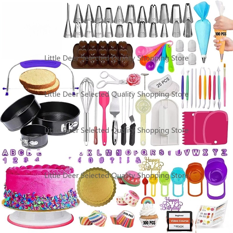 Springform Pan Set - Perlengkapan Dekorasi Kue 700pcs Set Alat