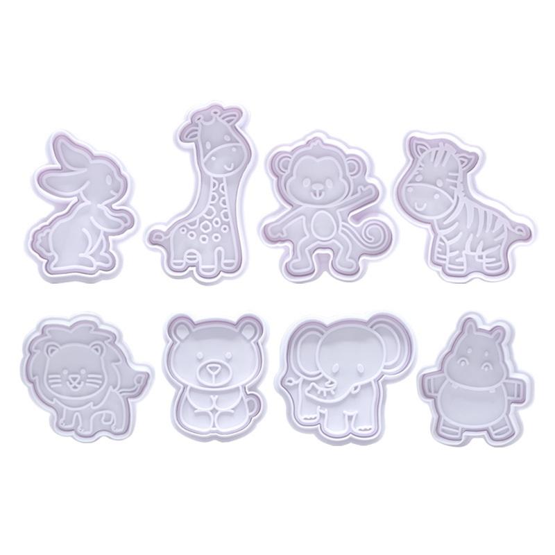 Kitchen Kids Baking Set - 4Pcs Set Pemotong Kue Bentuk Hewan