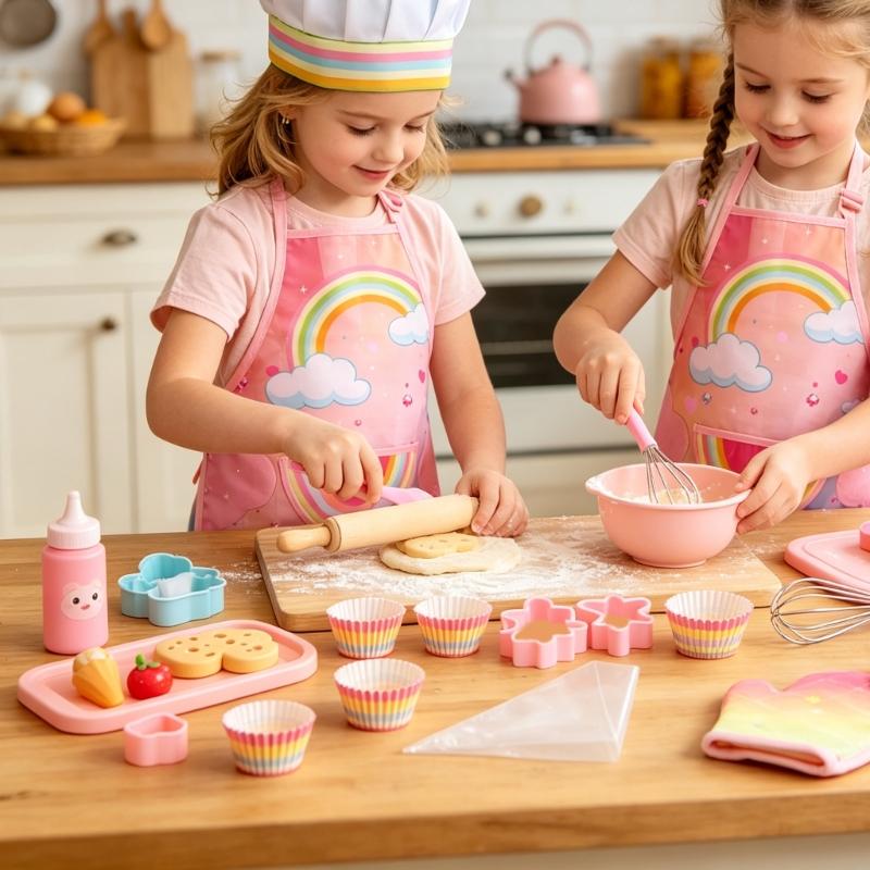 Kitchen Kids Baking Set - Set Celemek Memanggang Anak-anak dengan Sarung