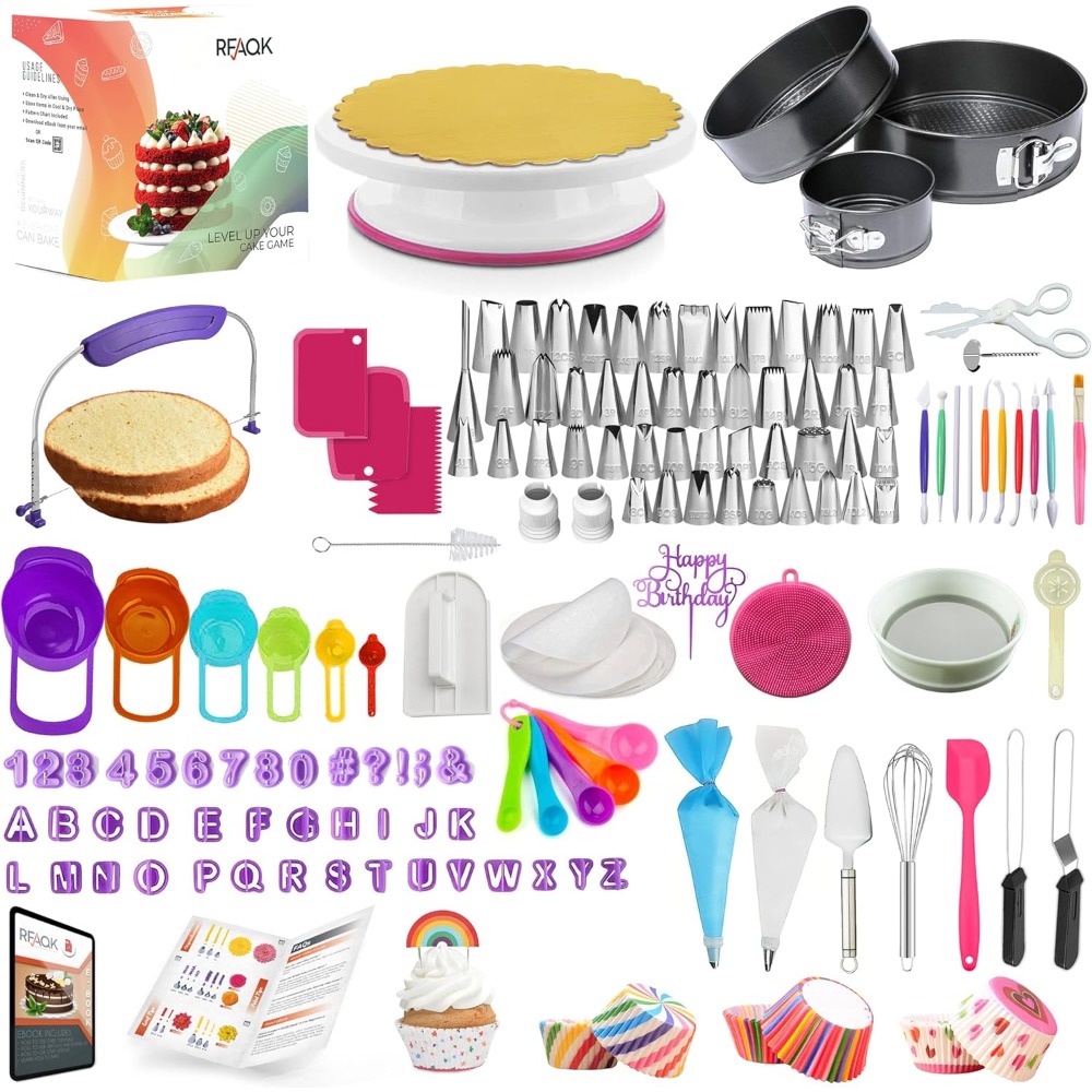 Springform Pan Set - Perlengkapan dekorasi kue, Kit Dekorasi kue
