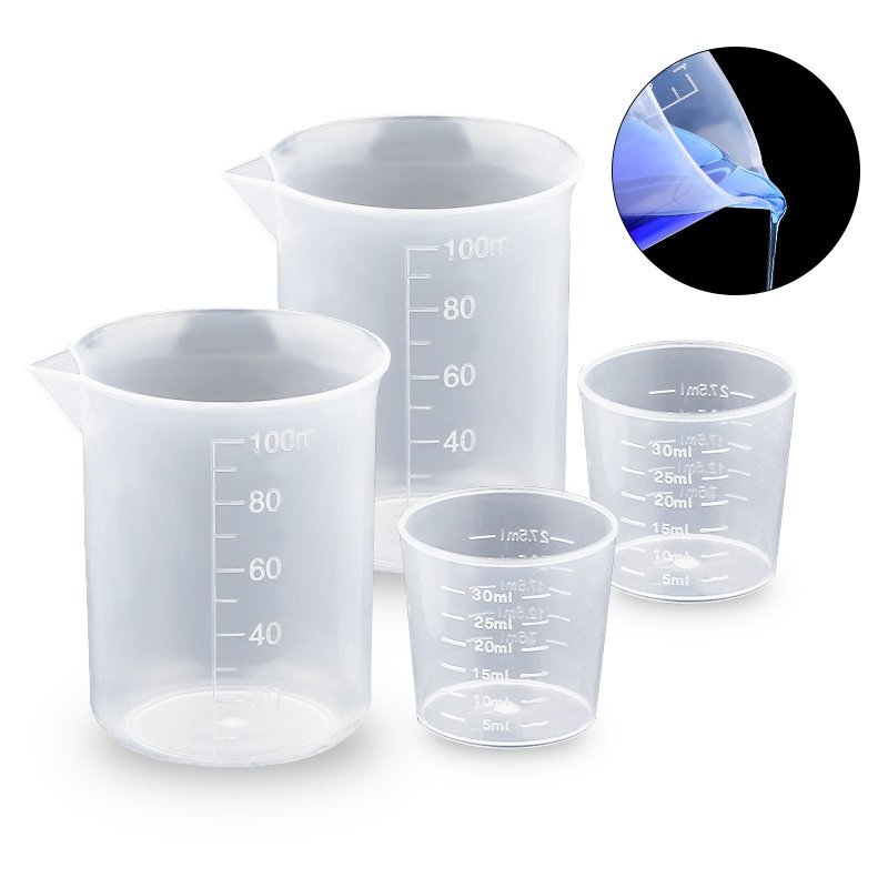 Kitchen Baking Equipment - 100ML & 30ML Gelas Ukur Plastik