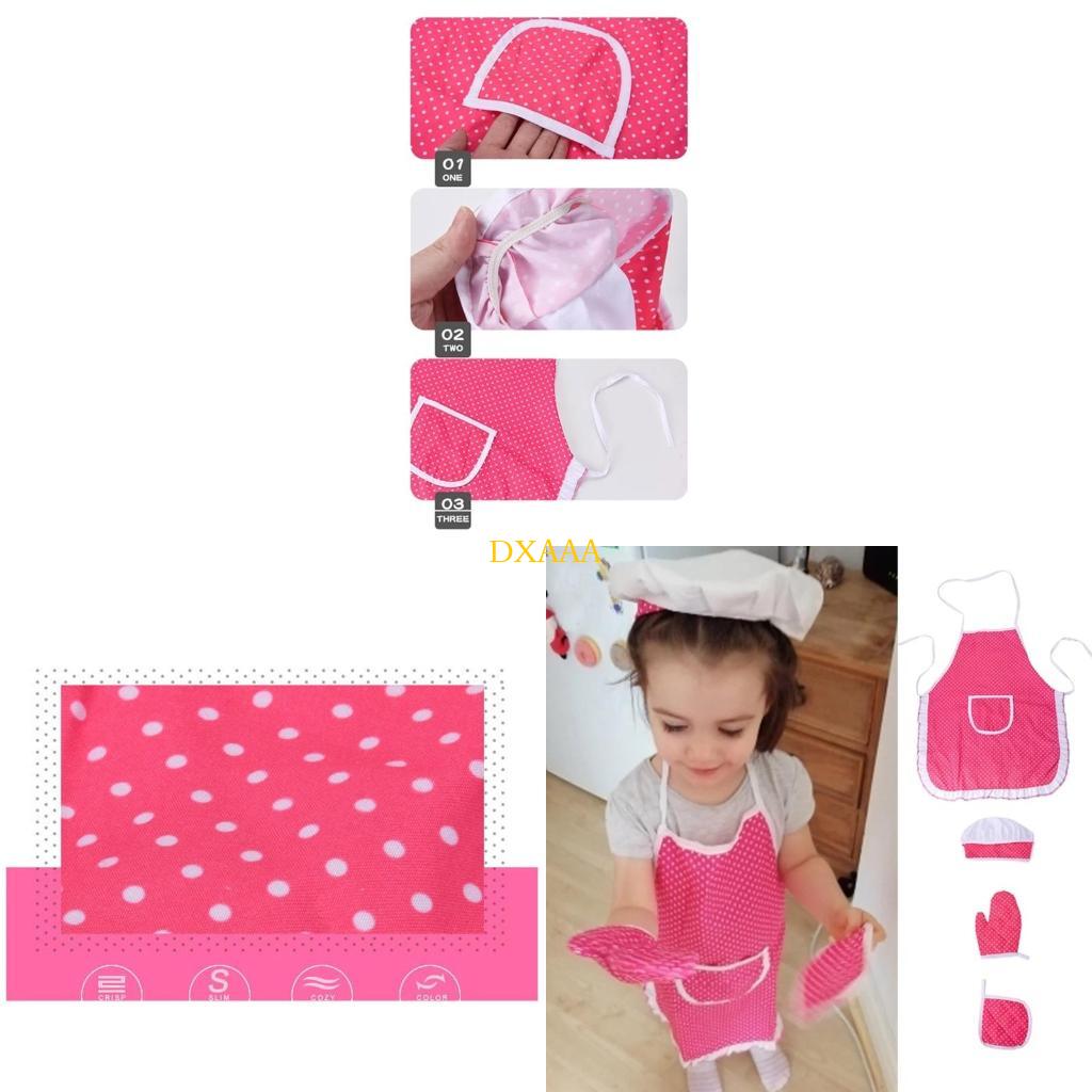 Kitchen Kids Baking Set - DXAA Chefs Kostum Set Anak Memasak