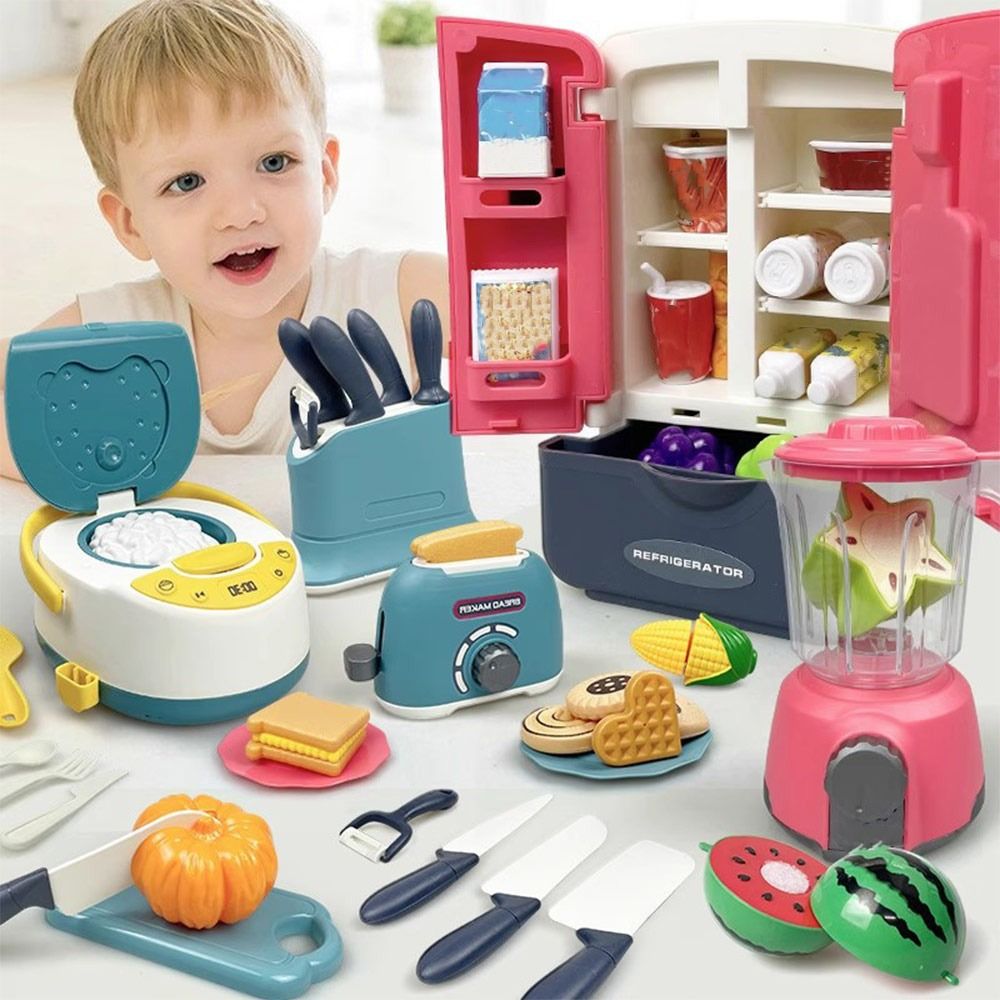 Kitchen Kids Baking Set - Set Mainan Memasak Multiwarna Lucu, Set