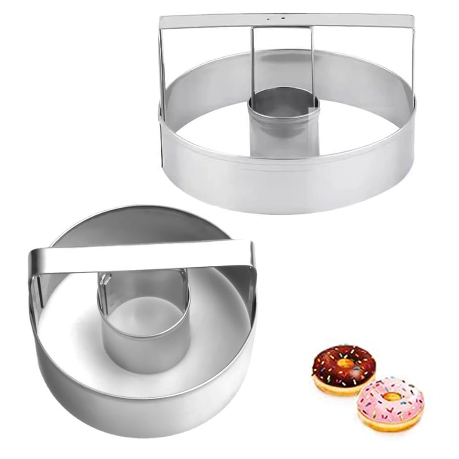Baking Kitchen Diy - Cetakan Kue Donat Bulat dari Baja