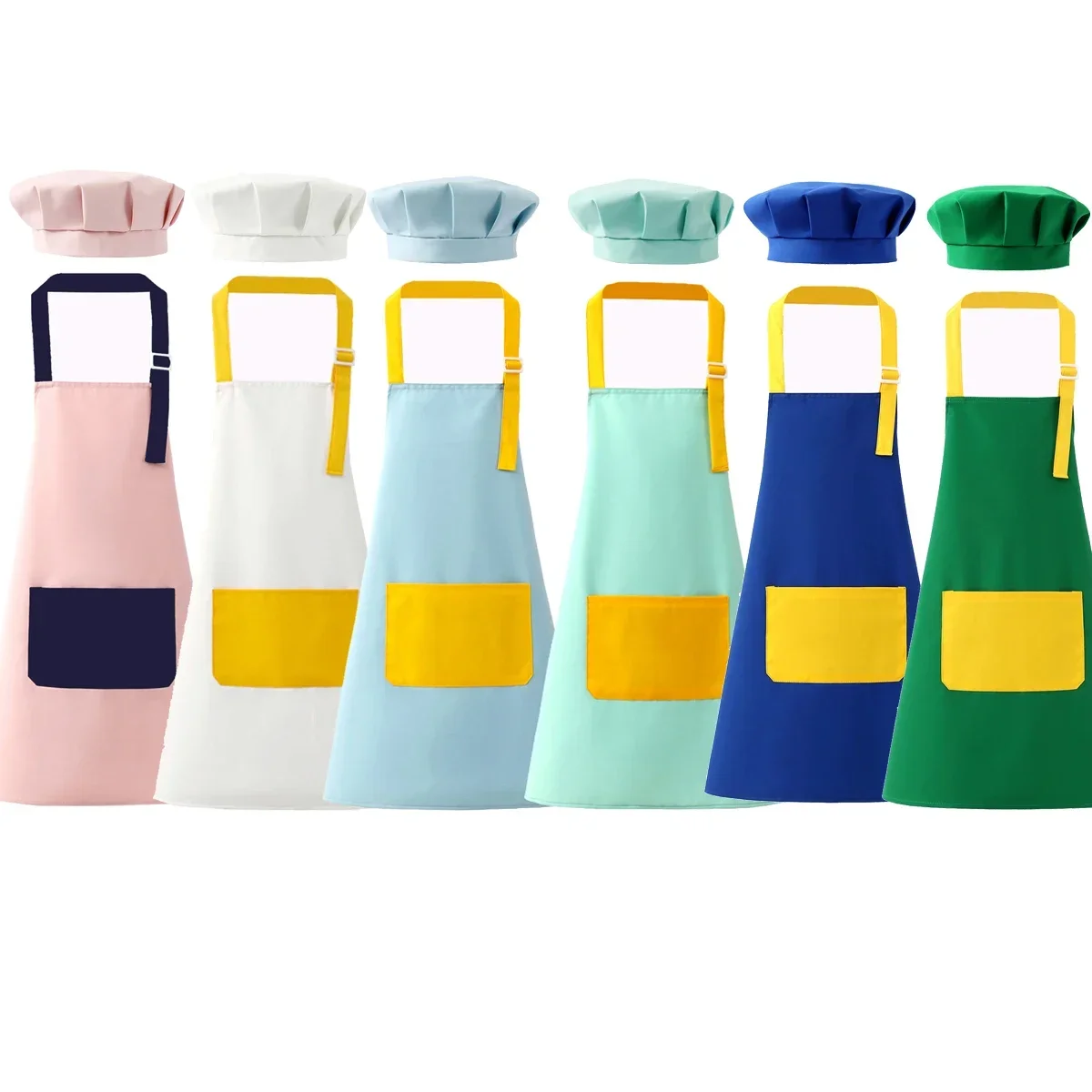 Kitchen Kids Baking Set - Set Celemek dan Topi Koki Anak