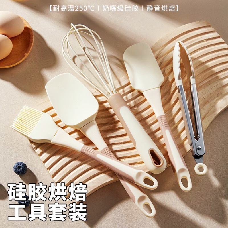 Kitchen Baking Brush - Set Alat Panggang Silikon 5 Buah