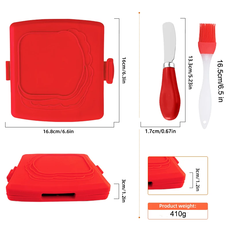 Set Peralatan Dapur 3-in-1: Pe - Kitchen Baking Brush ulasan dan harga