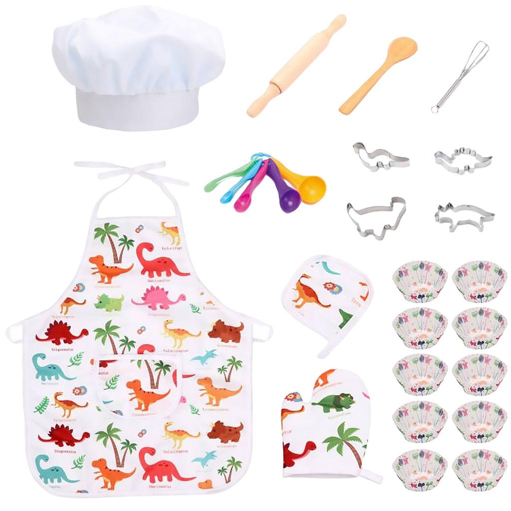 25x Set Kostum Koki Anak-anak  - Kitchen Kids Baking Set ulasan dan harga