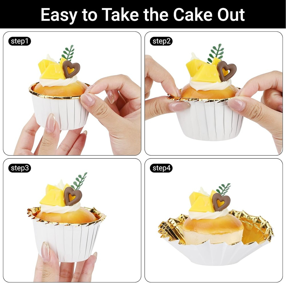 50 Buah Cangkir Muffin Kertas  - Baking Kitchen Diy ulasan dan harga
