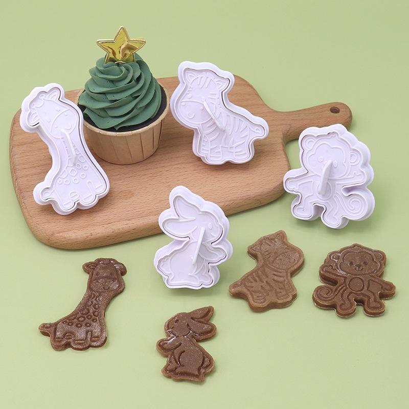 4Pcs Set Pemotong Kue Bentuk H - Kitchen Kids Baking Set ulasan dan harga