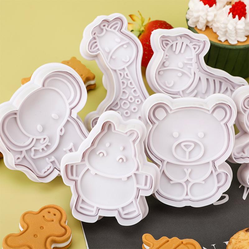 4Pcs Set Pemotong Kue Bentuk H - Kitchen Kids Baking Set ulasan dan harga