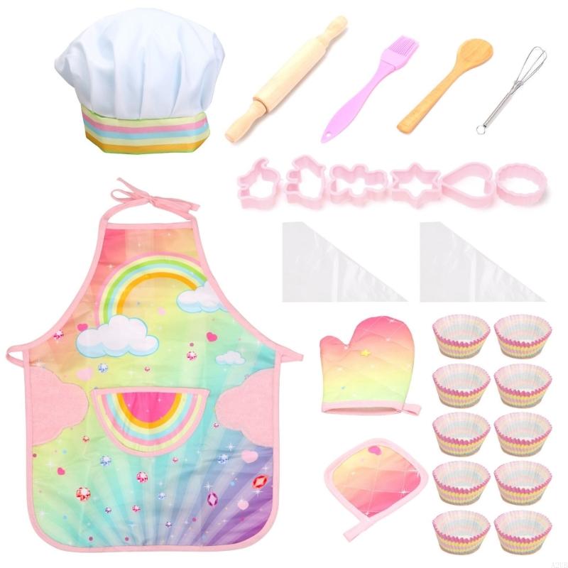 Set Celemek Memanggang Anak-an - Kitchen Kids Baking Set ulasan dan harga