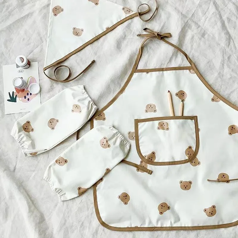 Set Saku Topi Koki Lengan Cele - Kitchen Kids Baking Set ulasan dan harga