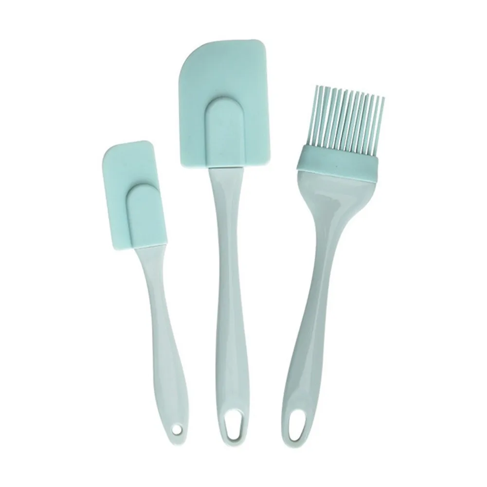 3 Buah Pengikis Krim DIY Spatu - Kitchen Baking Brush ulasan dan harga