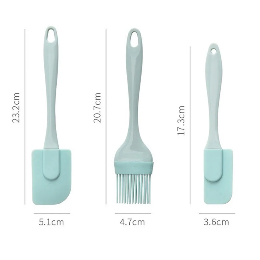 3 Buah Pengikis Krim DIY Spatu - Kitchen Baking Brush ulasan dan harga