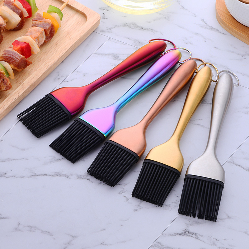 Kuas Minyak Silikon Baja Tahan - Kitchen Baking Brush ulasan dan harga