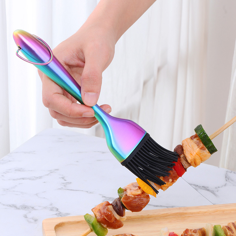 Kuas Minyak Silikon Baja Tahan - Kitchen Baking Brush ulasan dan harga