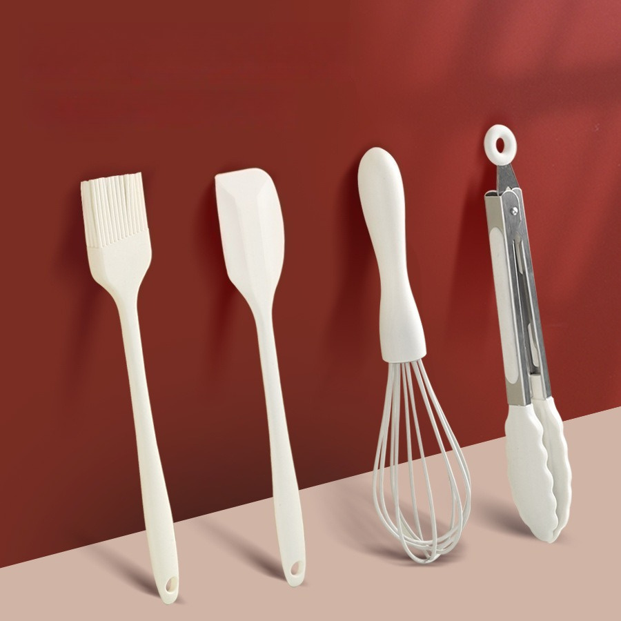 Set Kue 3/4 Buah Silikon Aman  - Kitchen Baking Brush ulasan dan harga