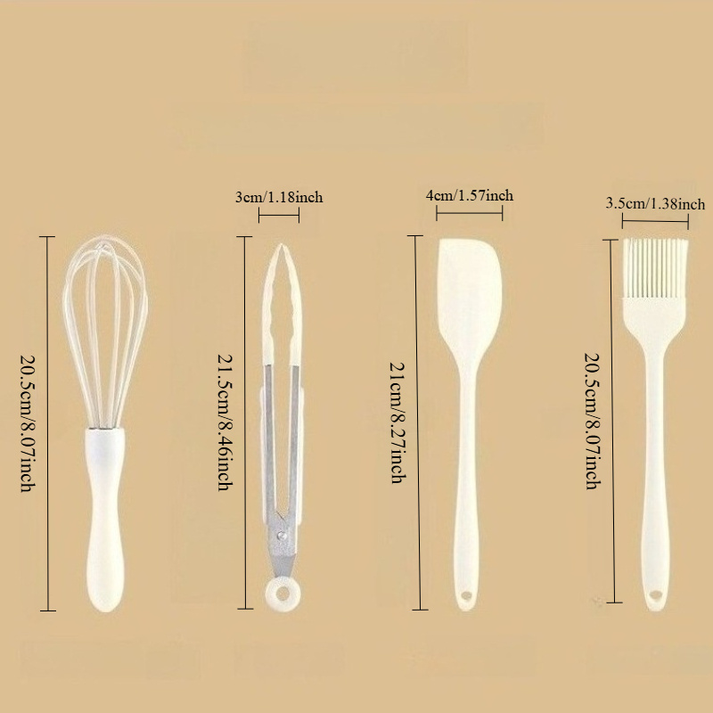 Set Kue 3/4 Buah Silikon Aman  - Kitchen Baking Brush ulasan dan harga