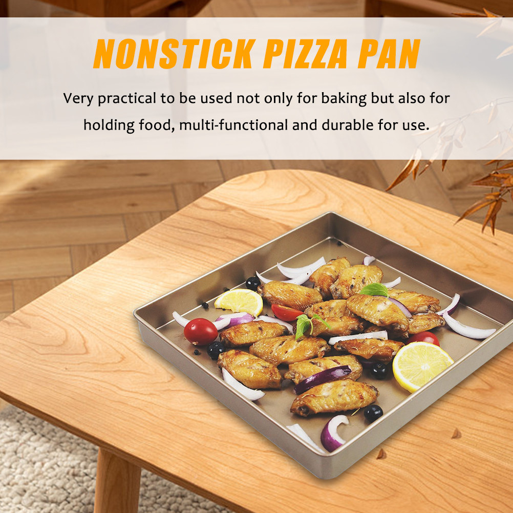 Loyang Pizza Persegi Anti Leng - Kitchen Baking Pan ulasan dan harga