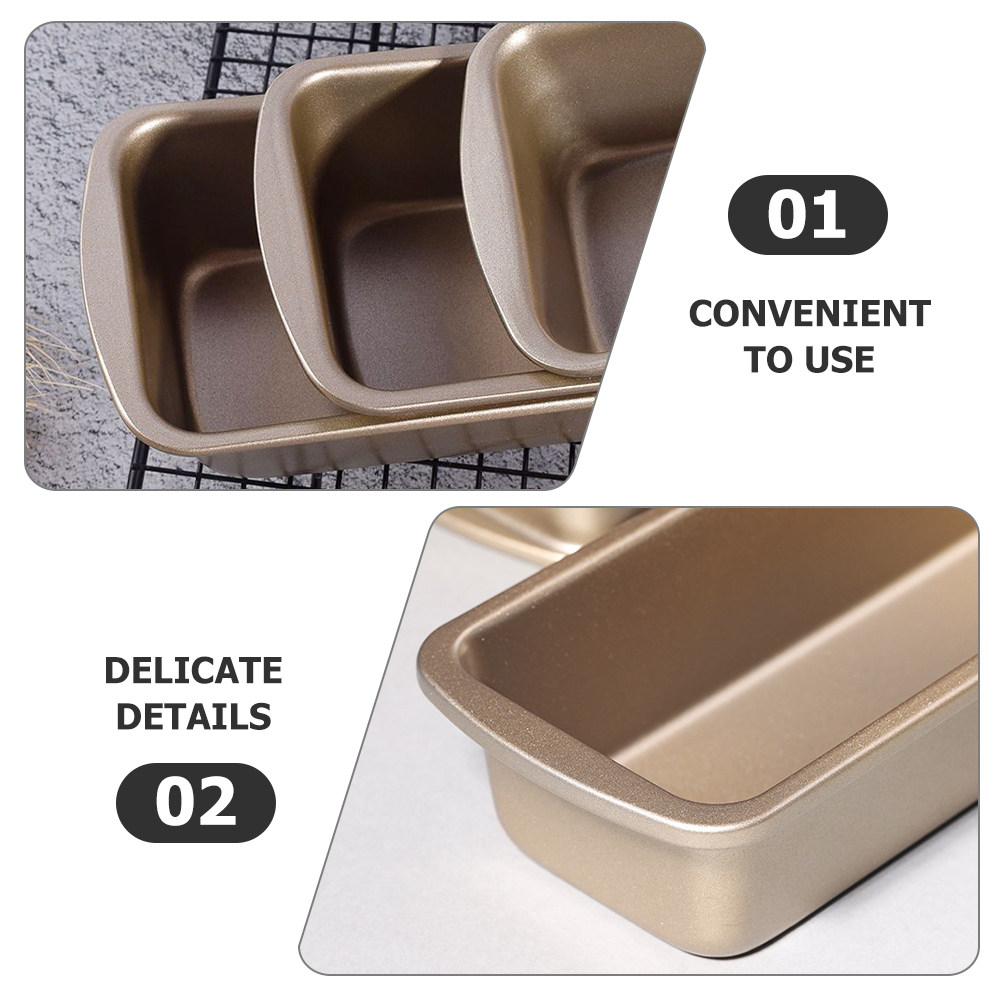 3Pcs Loyang Roti Persegi Panja - Kitchen Baking Pan ulasan dan harga