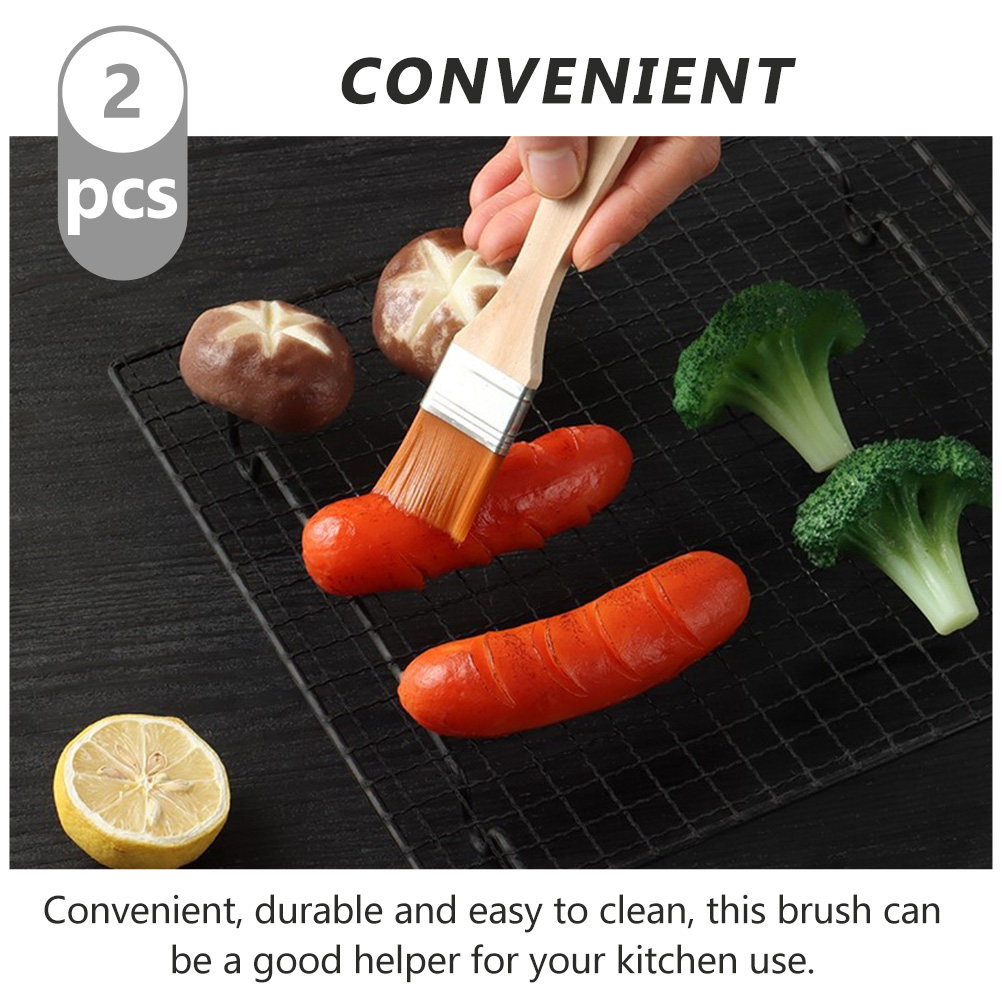 2 Buah Sikat Pengoles Nilon un - Kitchen Baking Brush ulasan dan harga